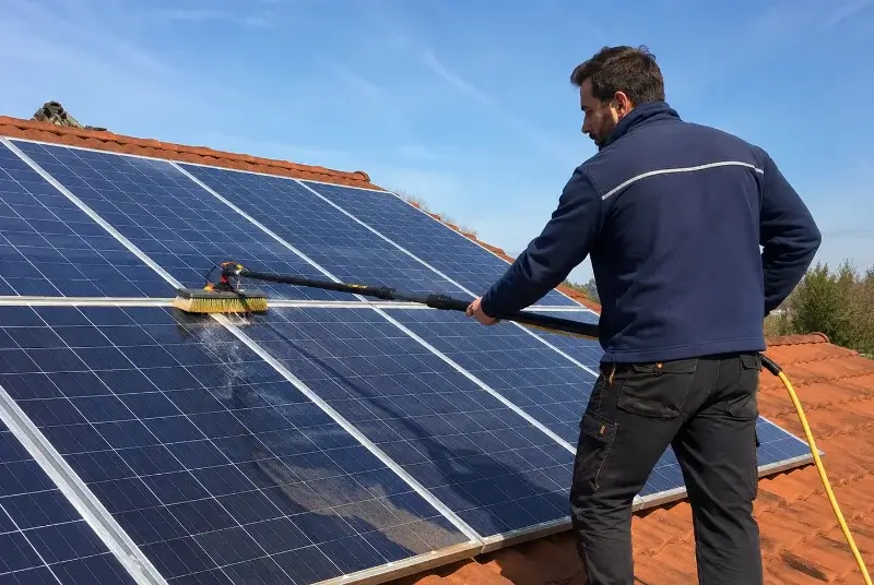 Nettoyage et entretien de panneaux solaires à Magland
