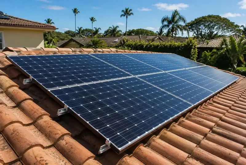 Installation de panneaux solaires à Magland